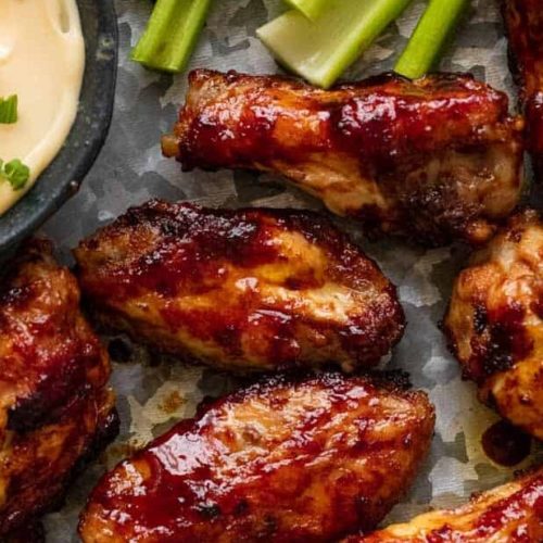 Fiery BBQ Chicken wings recipe